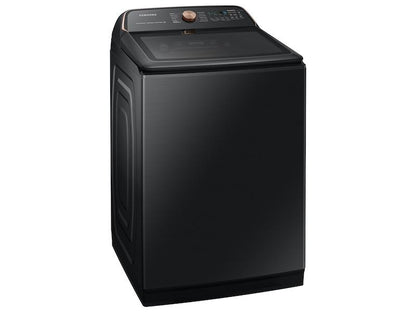 Samsung WA55A7700AV 5.5 cu. ft. Extra-Large Capacity Smart Top Load Washer with Auto Dispense System in Brushed Black