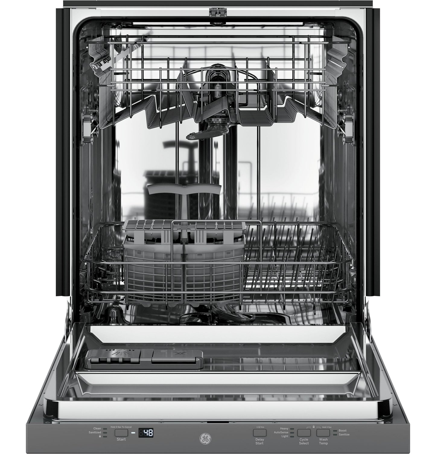 GDT226SILII GE® ENERGY STAR® ADA Compliant Stainless Steel Interior Panel-Ready Dishwasher with Sanitize Cycle