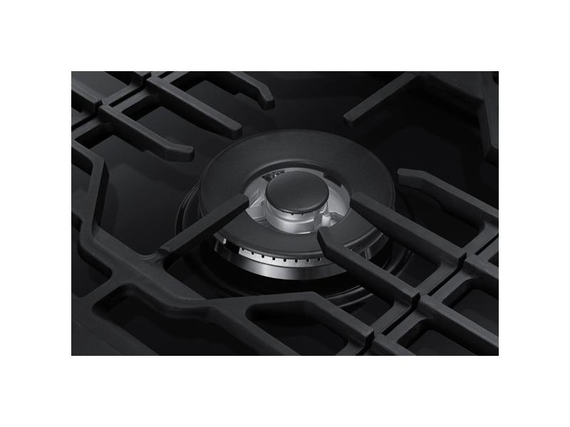 Samsung NA30N6555TG 30" Smart Gas Cooktop with Illuminated Knobs in Black Stainless Steel