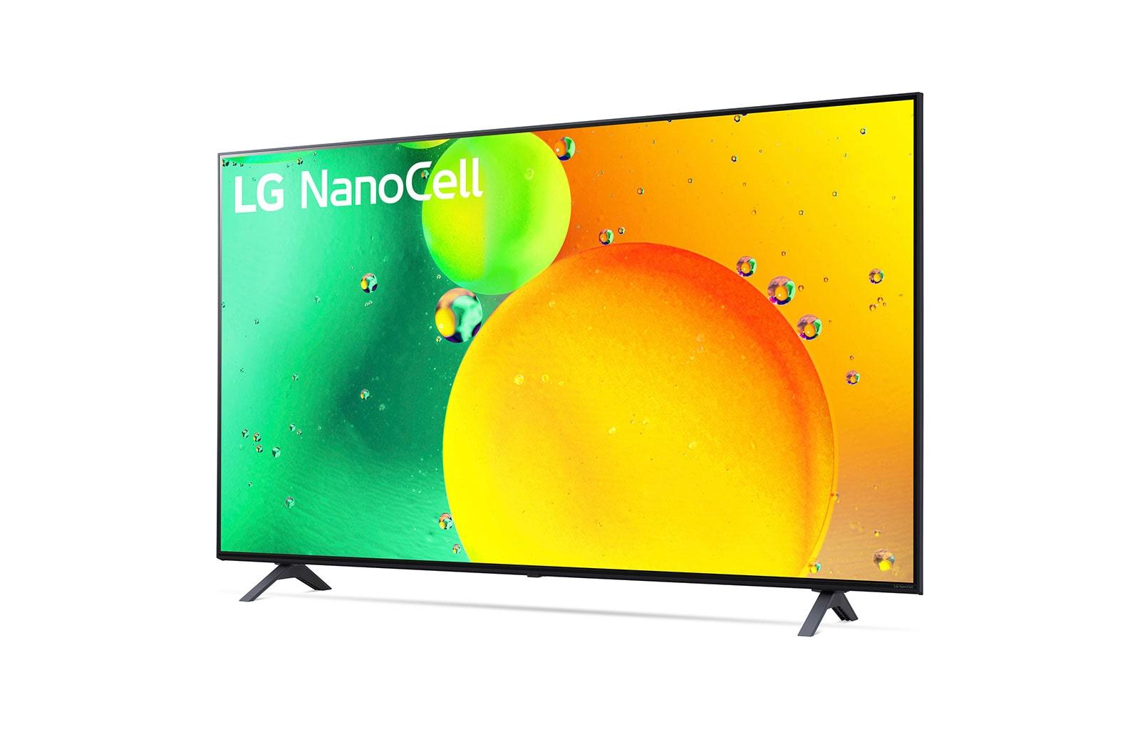 LG 50 Inch Class NANO75 UQA series LED 4K UHD Smart webOS 22 w/ ThinQ AI TV