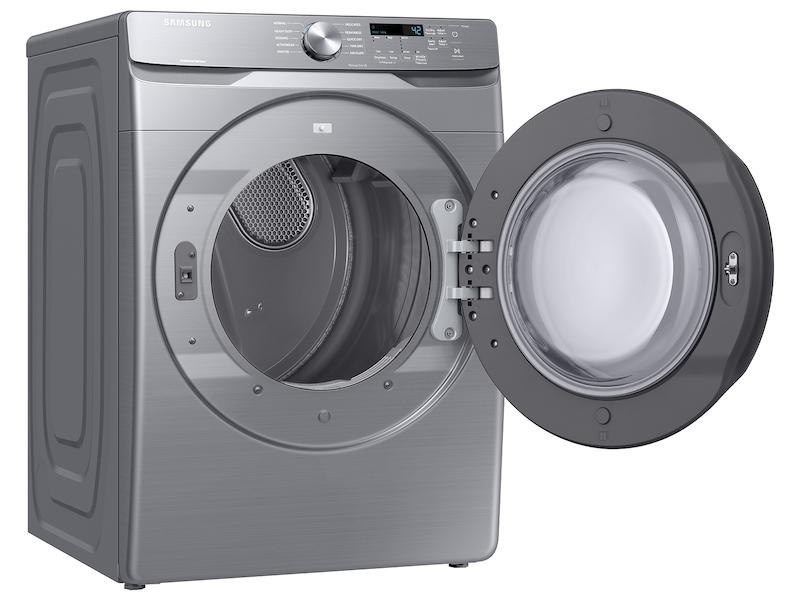 7.5 cu. ft. Front Load Gas Dryer with Sensor Dry in Platinum