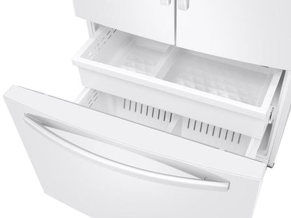 Samsung RF27T5201WW 27 cu. ft. Large Capacity 3-Door French Door Refrigerator with External Water & Ice Dispenser in White