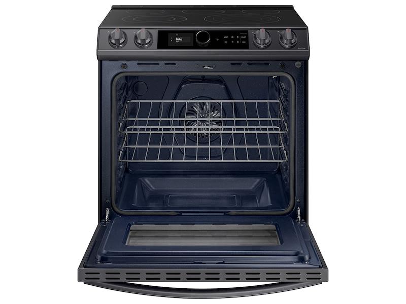 Samsung NE63T8711SG 6.3 cu ft. Smart Slide-in Electric Range with Smart Dial & Air Fry in Black Stainless Steel