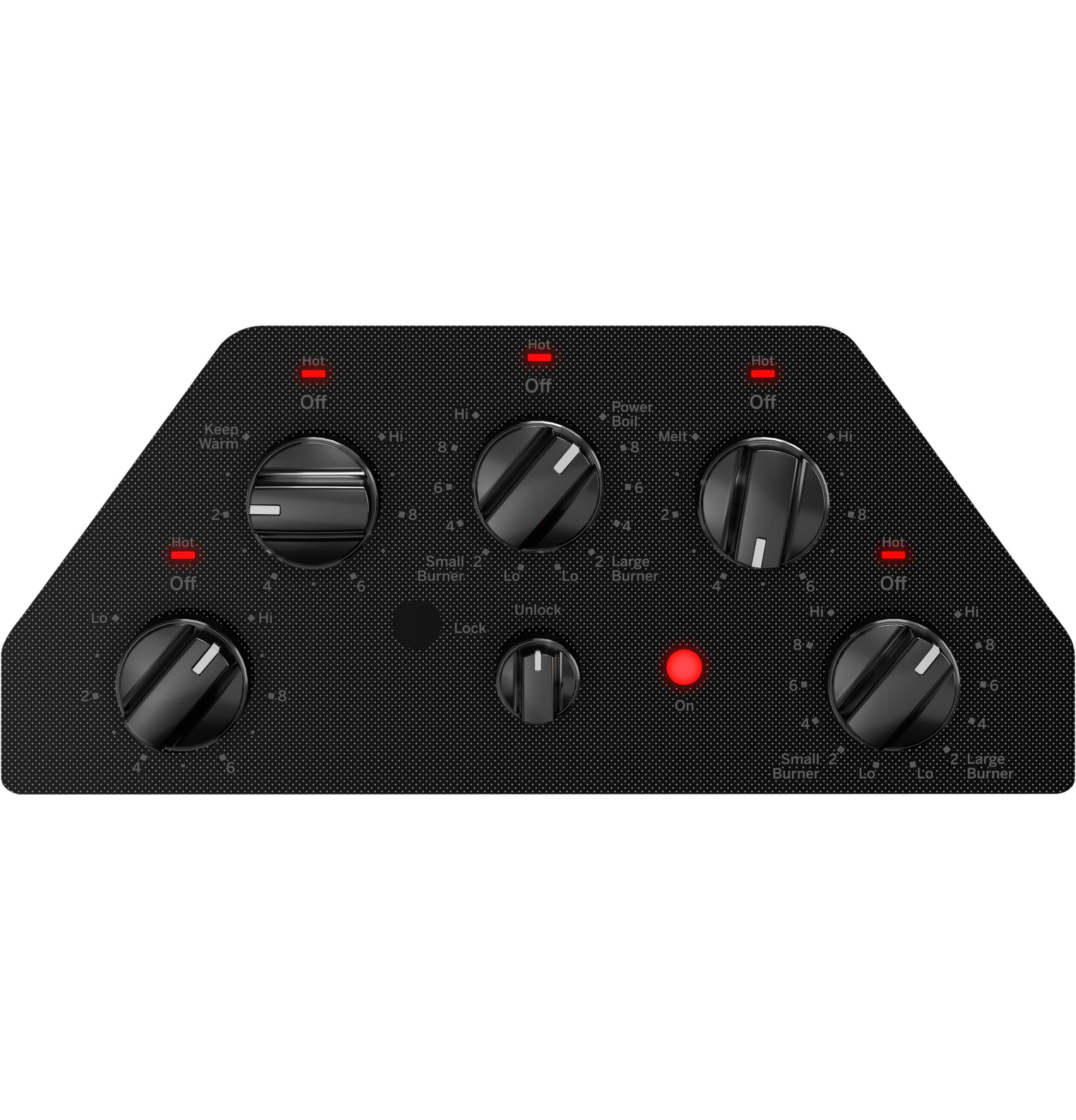 JEP5030DTBB GE® 30" Built-In knob Control Electric Cooktop