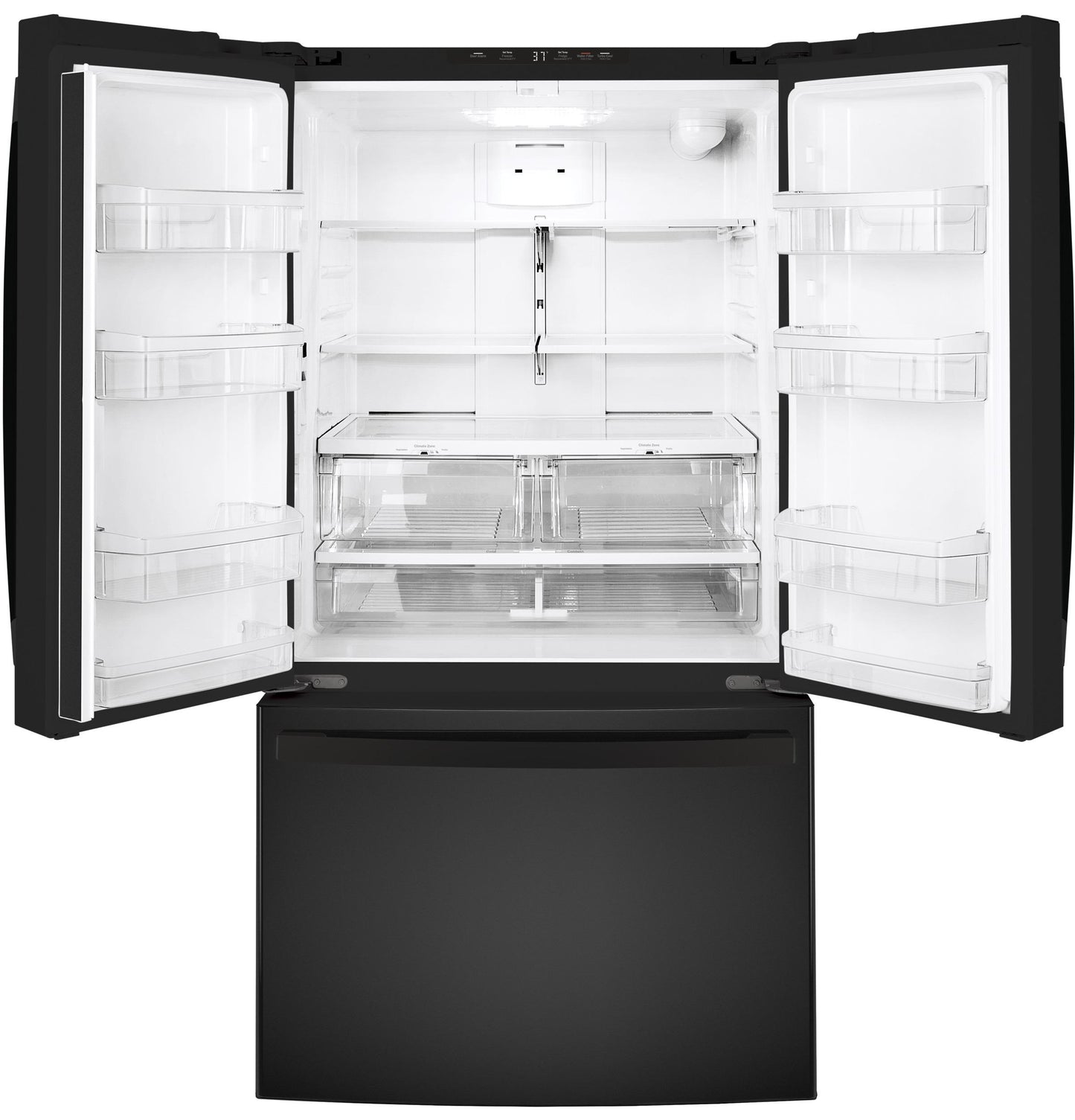 GNE27JGMBB GE® ENERGY STAR® 27.0 Cu. Ft. French-Door Refrigerator