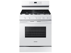 6.0 cu. ft. Smart Freestanding Gas Range with Integrated Griddle in White