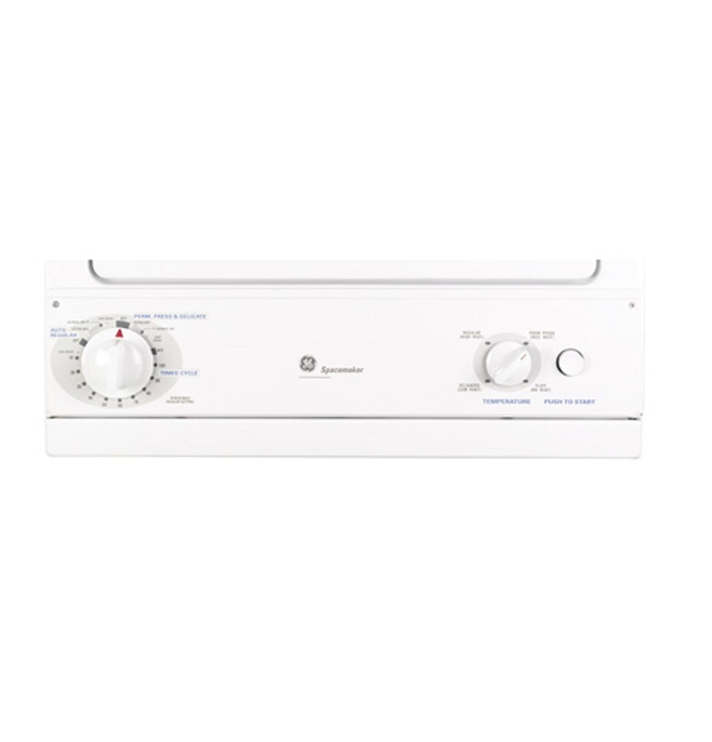 DSKS433EBWW GE Spacemaker® 240V 3.6 cu. ft. Capacity Stationary Electric Dryer