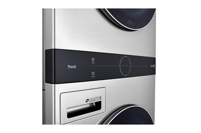 LG STUDIO Single Unit Front Load WashTower™ with Center Control™ 5.0 cu. ft. Washer and 7.4 cu. ft. Electric Dryer