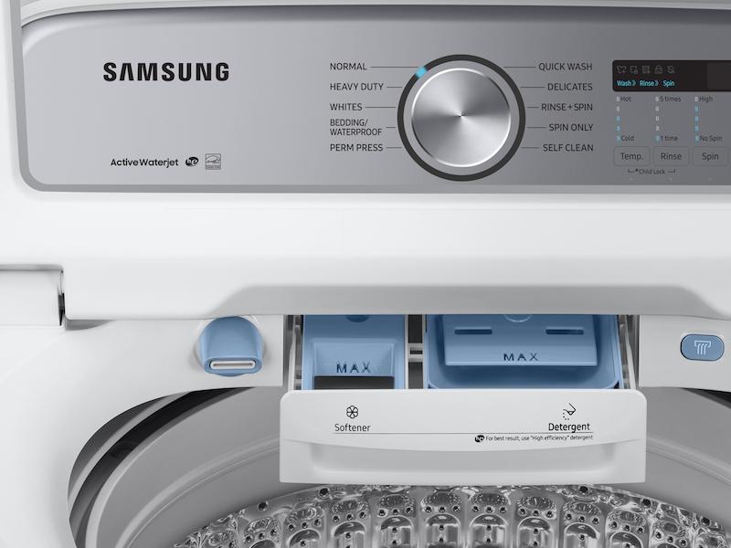 Samsung WA50R5200AW 5.0 cu. ft. Top Load Washer with Active WaterJet in White