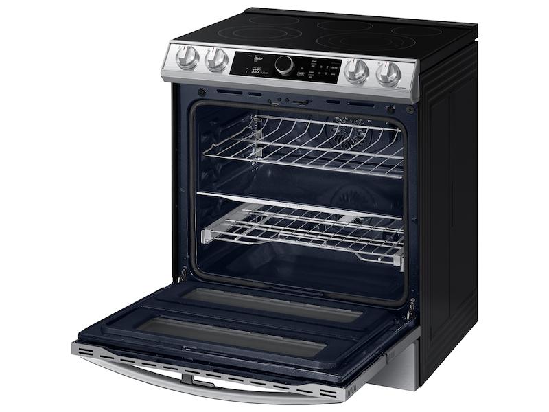 6.3 cu ft. Smart Slide-in Electric Range with Smart Dial, Air Fry, & Flex Duo™ in Stainless Steel