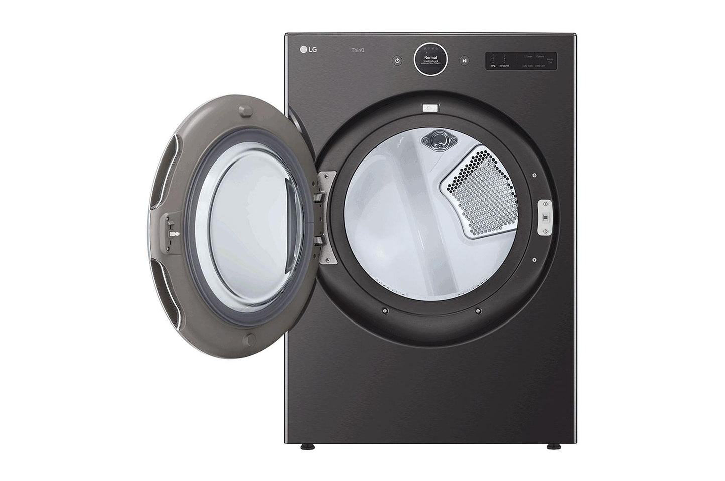 Lg DLEX6700B 7.4 cu. ft. Ultra Large Capacity Smart Front Load Electric Dryer with Built-In Intelligence & TurboSteam®