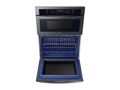 Samsung NQ70T5511DG 30" Microwave Combination Wall Oven with Wi-Fi in Black Stainless Steel