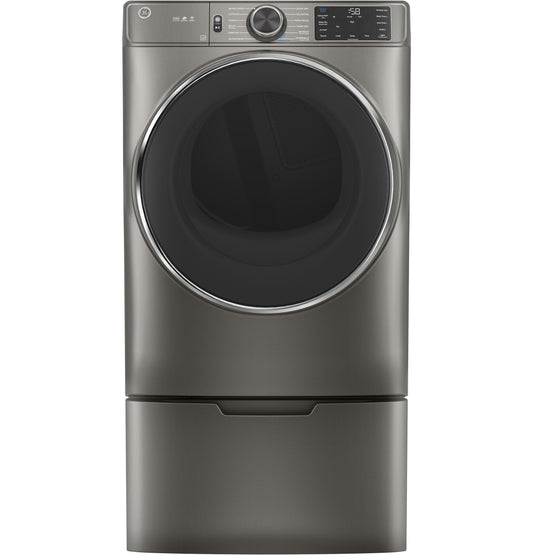 GE® 7.8 cu. ft. Capacity Smart Front Load Gas Dryer with Steam and Sanitize Cycle