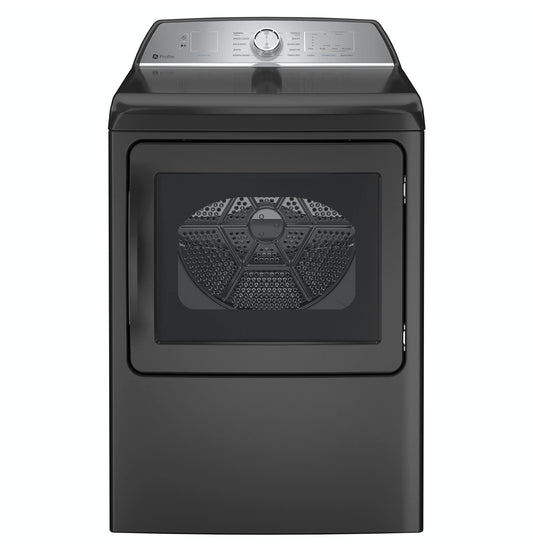 PTD60EBPRDG GE Profile™ ENERGY STAR® 7.4 cu. ft. Capacity aluminized alloy drum Electric Dryer with Sanitize Cycle and Sensor Dry