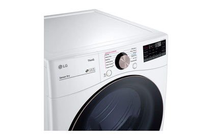 Lg DLGX4001W 7.4 cu. ft. Large Capacity Front Load Gas Dryer - White