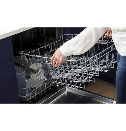 GDT550PYRFS GE ENERGY STAR Top Control with Plastic Interior Dishwasher with Sanitize Cycle & Dry Boost