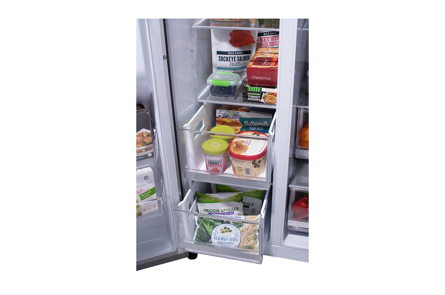 Lg 27 cu. ft. Side-By-Side Door-in-Door® Refrigerator with Craft Ice™