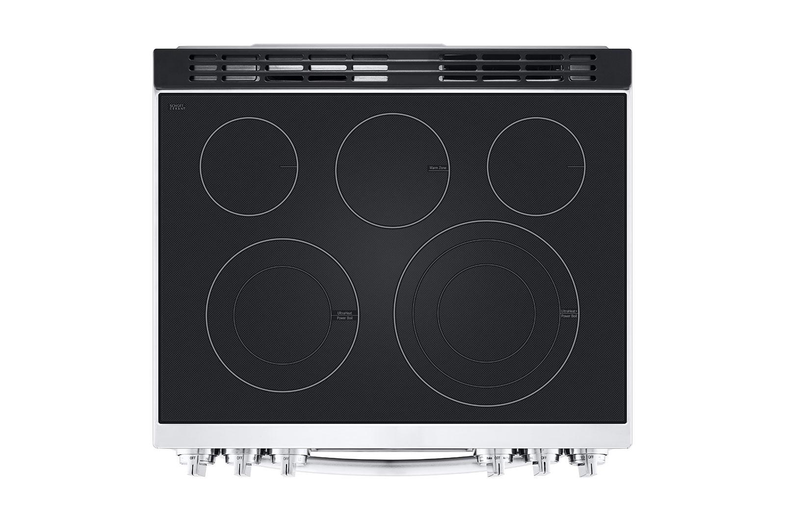 Lg 6.3 cu ft. Smart Wi-Fi Enabled ProBake Convection® InstaView™ Electric Slide-in Range with Air Fry