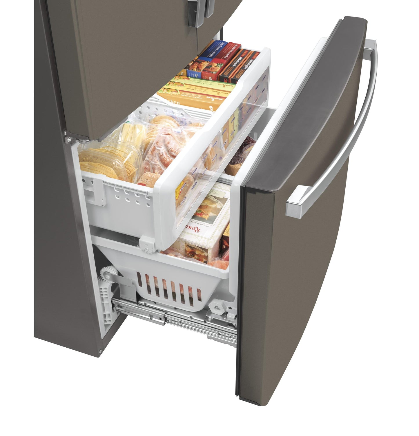 GWE23GMNES GE® ENERGY STAR® 23.1 Cu. Ft. Counter-Depth French-Door Refrigerator
