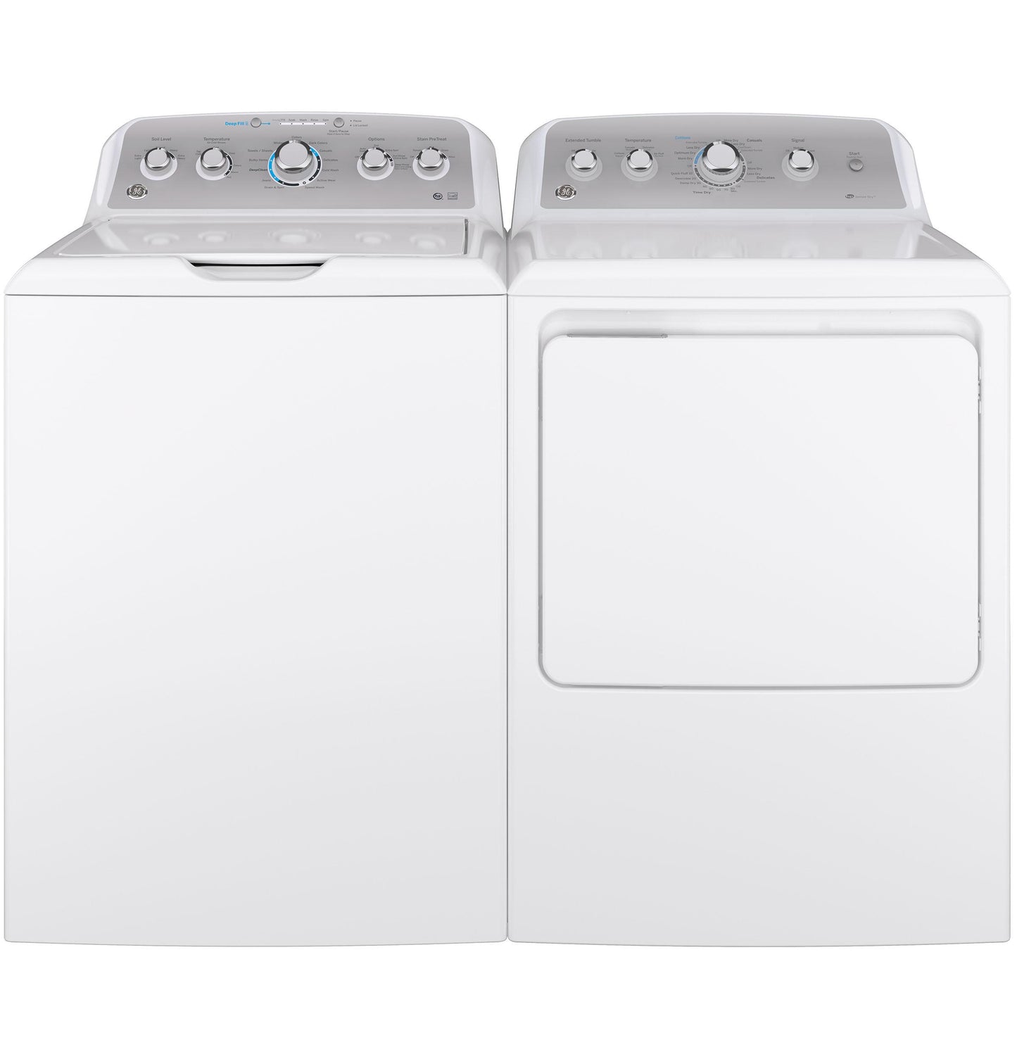 GTD45EASJWS GE® 7.2 cu. ft. Capacity aluminized alloy drum Electric Dryer with Sensor Dry