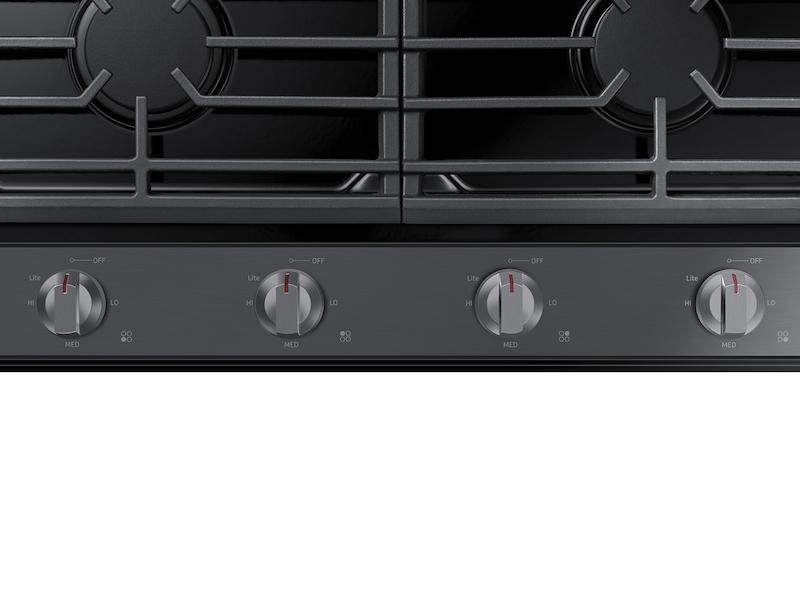 Samsung 30" Gas Cooktop in Black Stainless Steel