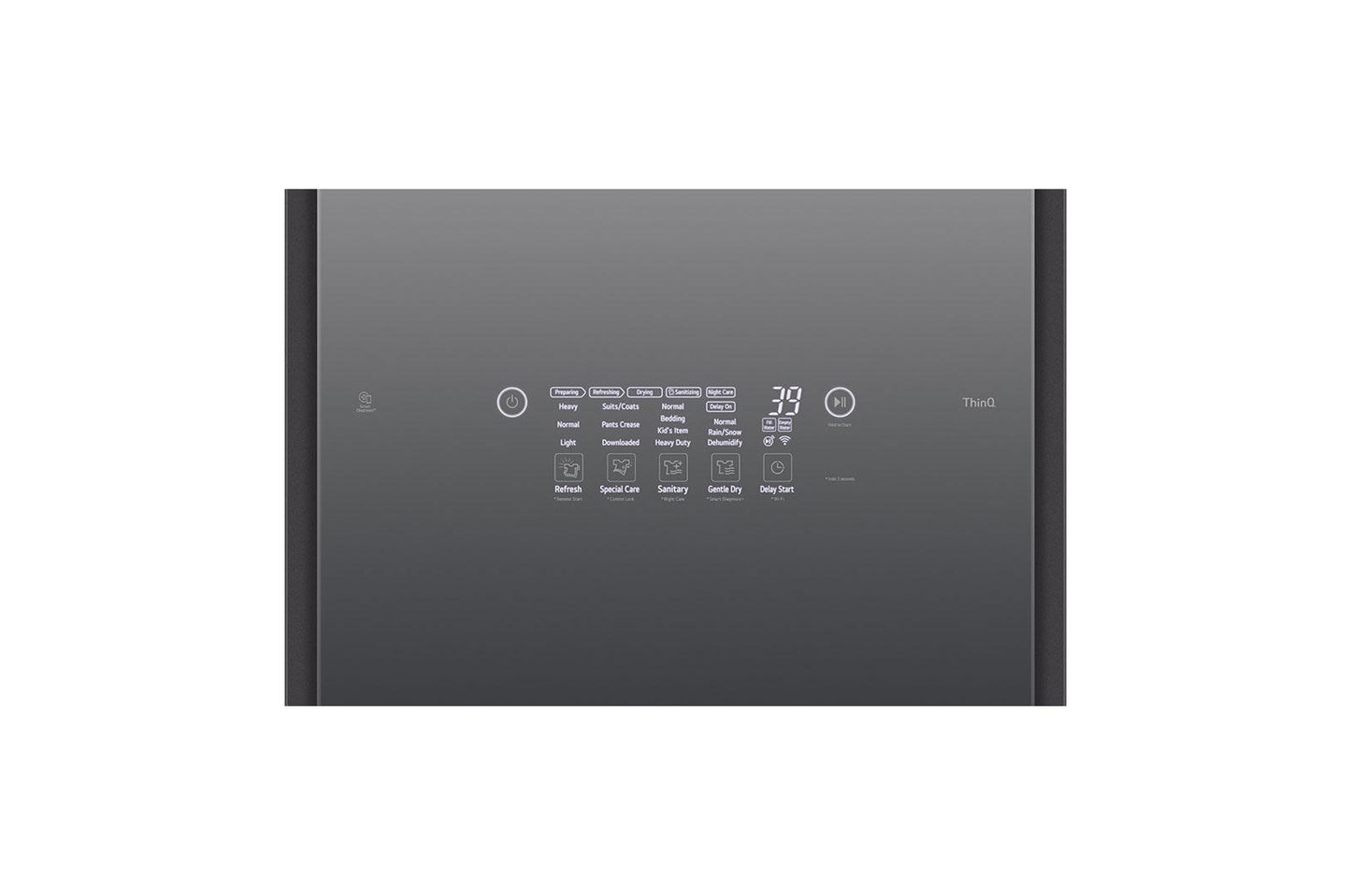 S5MSB LG STUDIO Styler - Refresh Garments in Minutes with Smart Wi-Fi Enabled Steam Clothing Care System