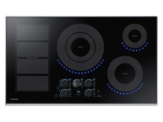 Samsung NZ36K7880US 36" Smart Induction Cooktop in Stainless Steel
