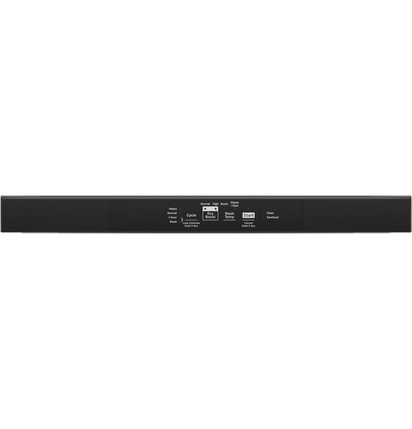 GDT535PGRWW GE® ENERGY STAR® Top Control with Plastic Interior Dishwasher with Sanitize Cycle & Dry Boost