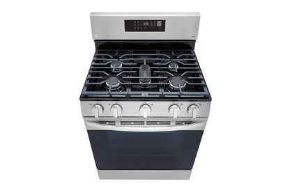 Lg LRGL5823S 5.8 cu ft. Smart Wi-Fi Enabled Fan Convection Gas Range with Air Fry & EasyClean®