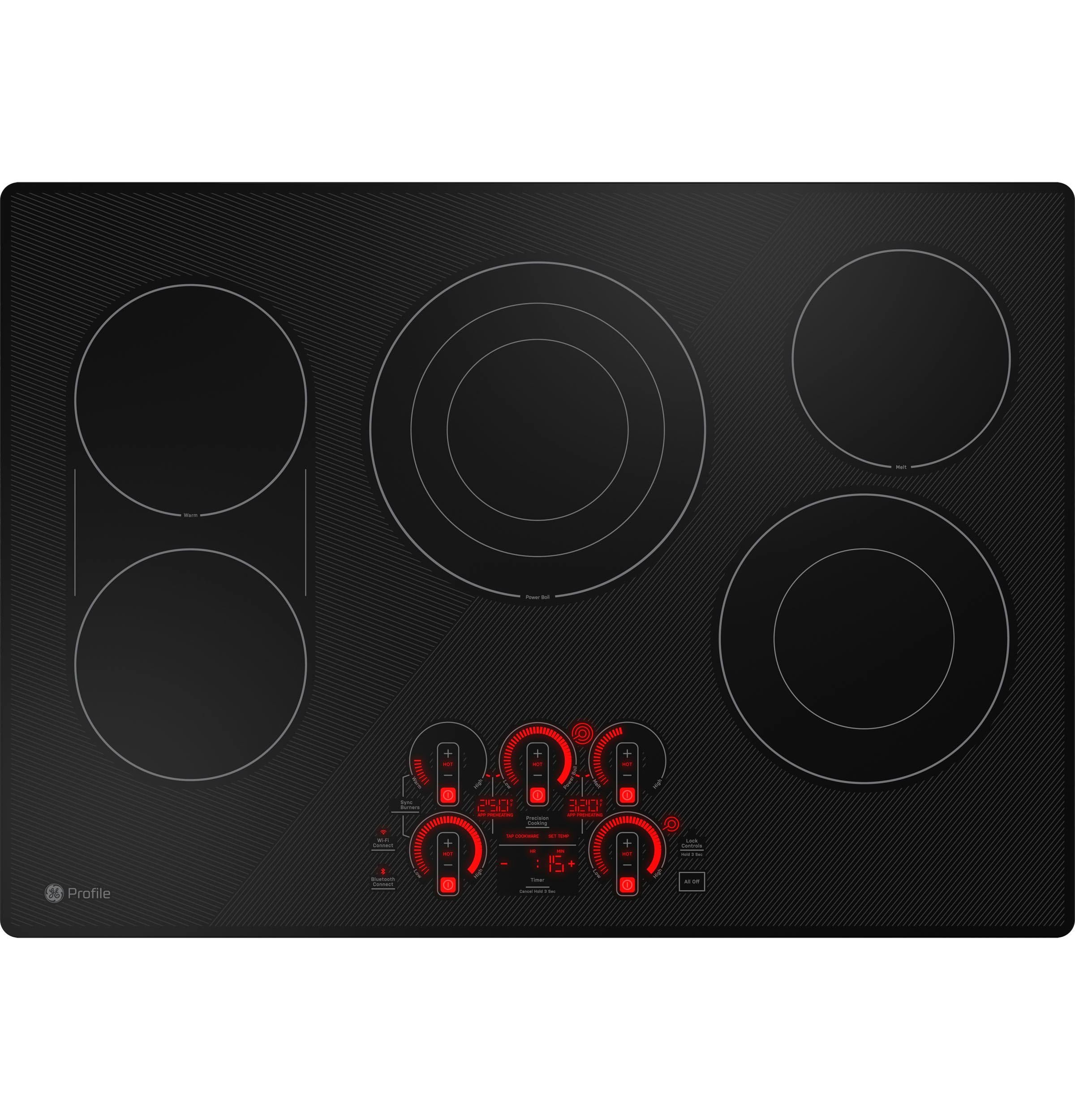 PEP9030DTBB GE Profile™ 30" Built-In Touch Control Electric Cooktop