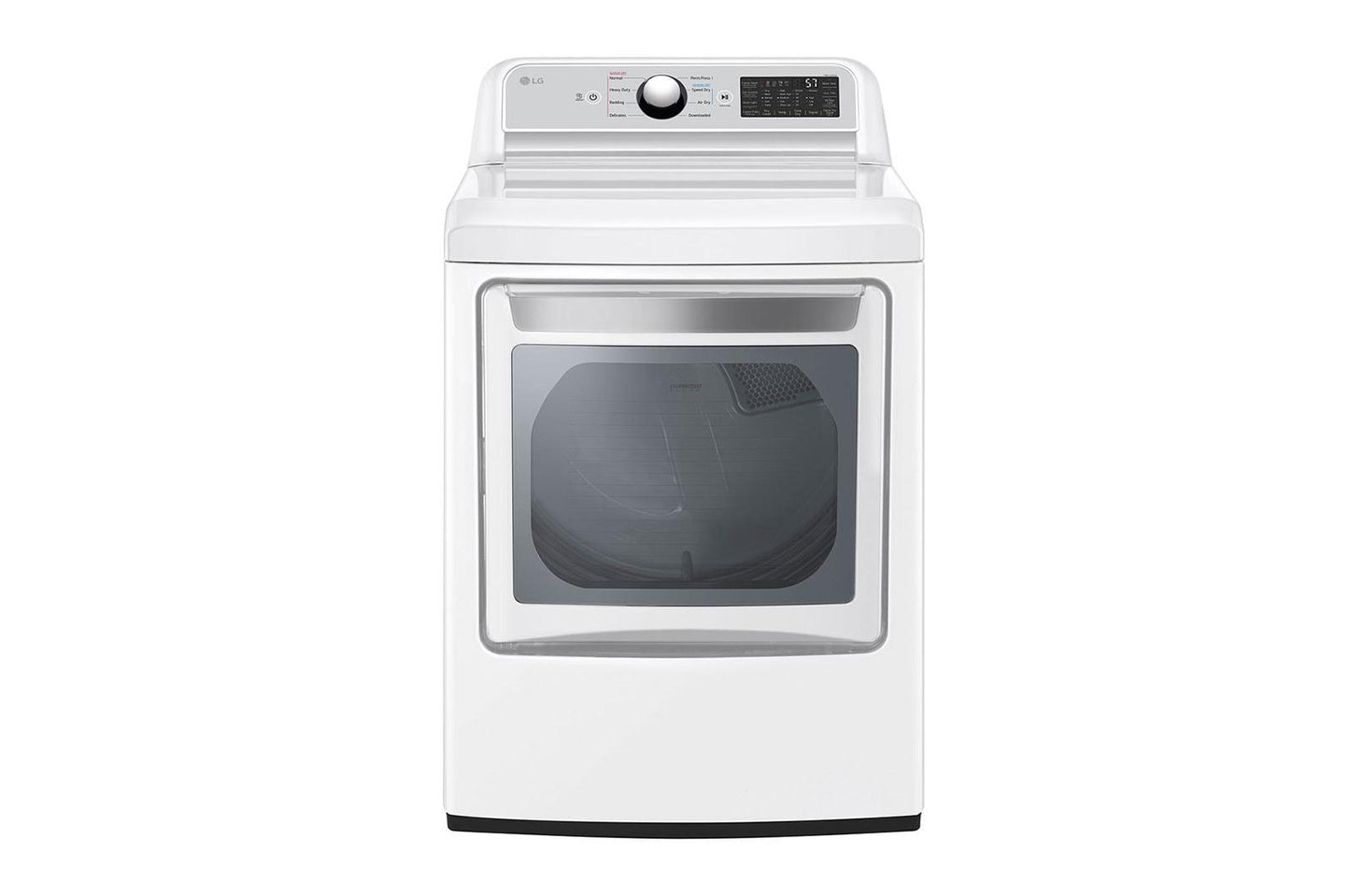 Lg 7.3 cu. ft. Ultra Large Capacity Smart wi-fi Enabled Rear Control Electric Dryer with EasyLoad™ Door