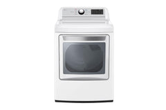 Lg 7.3 cu. ft. Ultra Large Capacity Smart wi-fi Enabled Rear Control Electric Dryer with EasyLoad™ Door