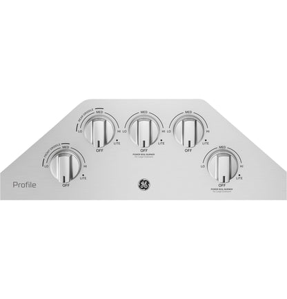 PGP7036SLSS GE Profile™ 36" Built-In Gas Cooktop with Five Burners