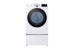 Lg DLEX4000W 7.4 cu. ft. Ultra Large Capacity Smart wi-fi Enabled Front Load Electric Dryer with TurboSteam™ and Built-In Intelligence