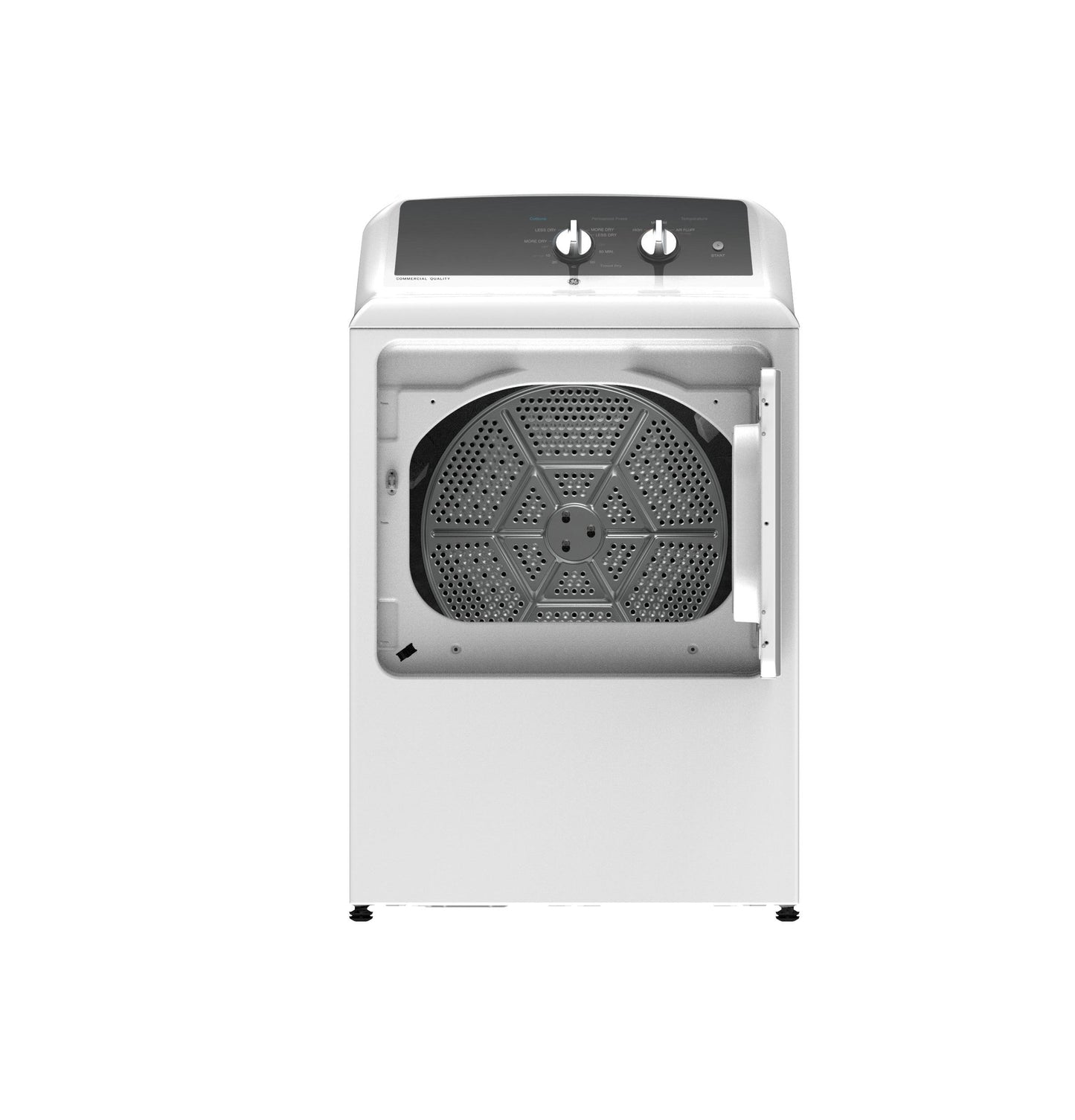 GTX52GASPWB GE 6.2 cu. ft. Capacity Gas Dryer with Up To 120 ft. Venting and 5-yr Limited Warranty