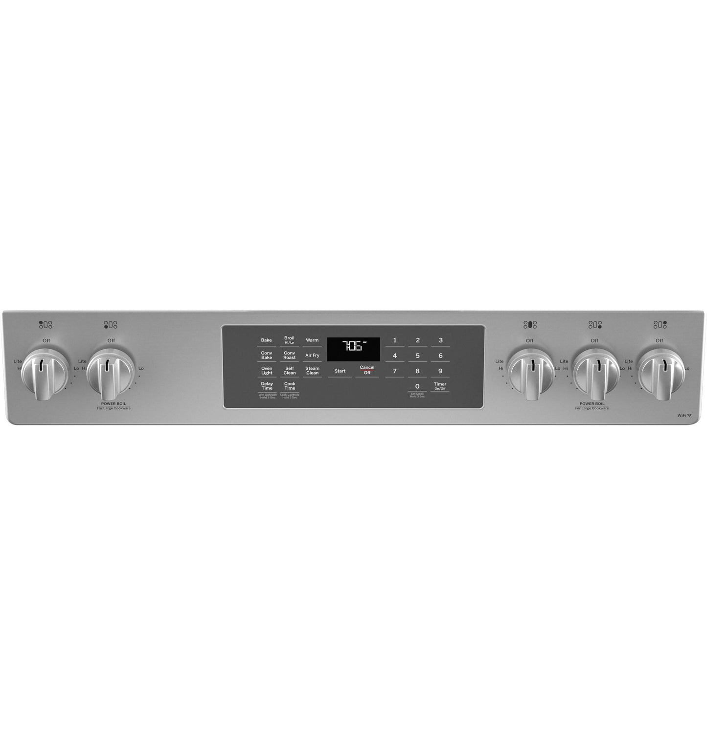 JGS760SPSS GE® 30" Slide-In Front-Control Convection Gas Range with No Preheat Air Fry