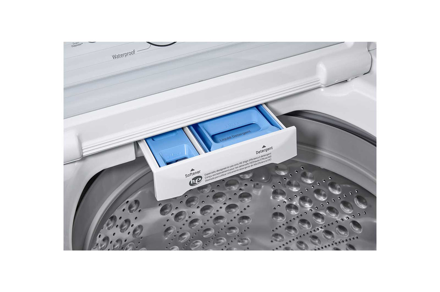 Lg WT7000CW 4.5 cu. ft. Ultra Large Capacity Top Load Washer with Impeller & TurboDrum™ Technology