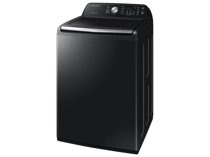 Samsung WA45T3400AV 4.5 cu. ft. Capacity Top Load Washer with Active WaterJet in Brushed Black