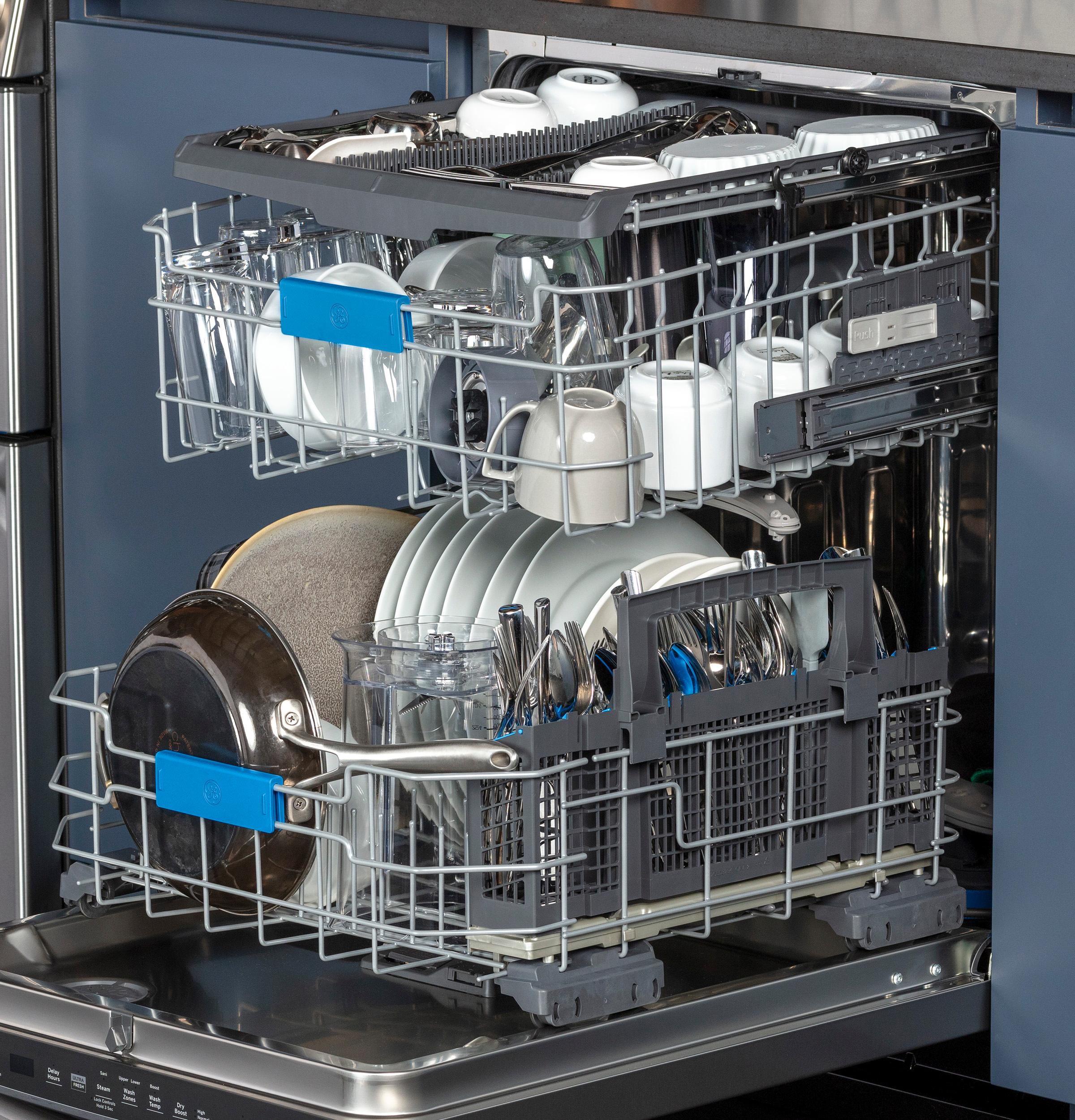 GE Profile™ ENERGY STAR® UltraFresh System Dishwasher with Stainless Steel Interior