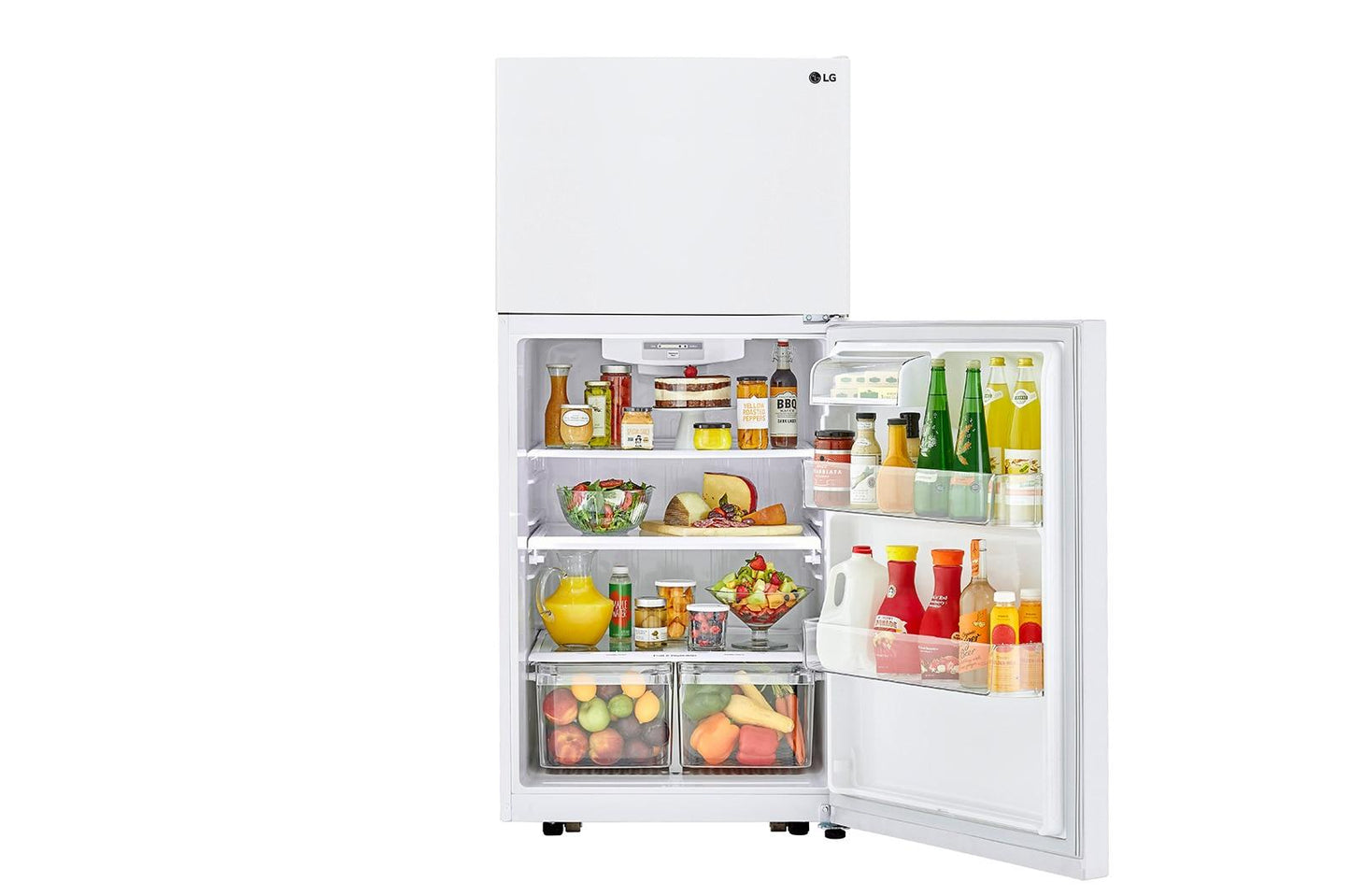 Lg LTCS20020W 20 cu. ft. Top Freezer Refrigerator