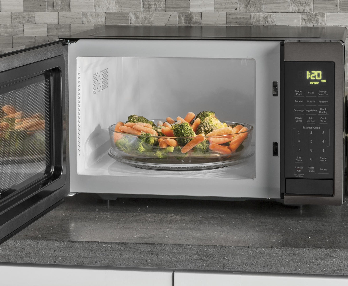 GE® 0.9 Cu. Ft. Capacity Countertop Microwave Oven