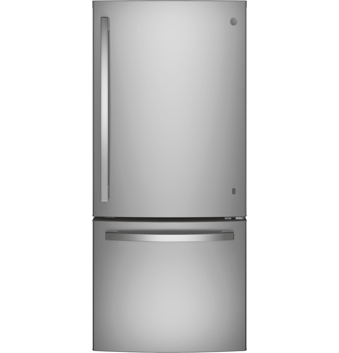 GBE21DYKFS GE® ENERGY STAR® 20.9 Cu. Ft. Bottom-Freezer Refrigerator