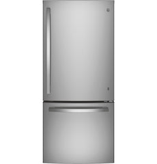 GBE21DYKFS GE® ENERGY STAR® 20.9 Cu. Ft. Bottom-Freezer Refrigerator