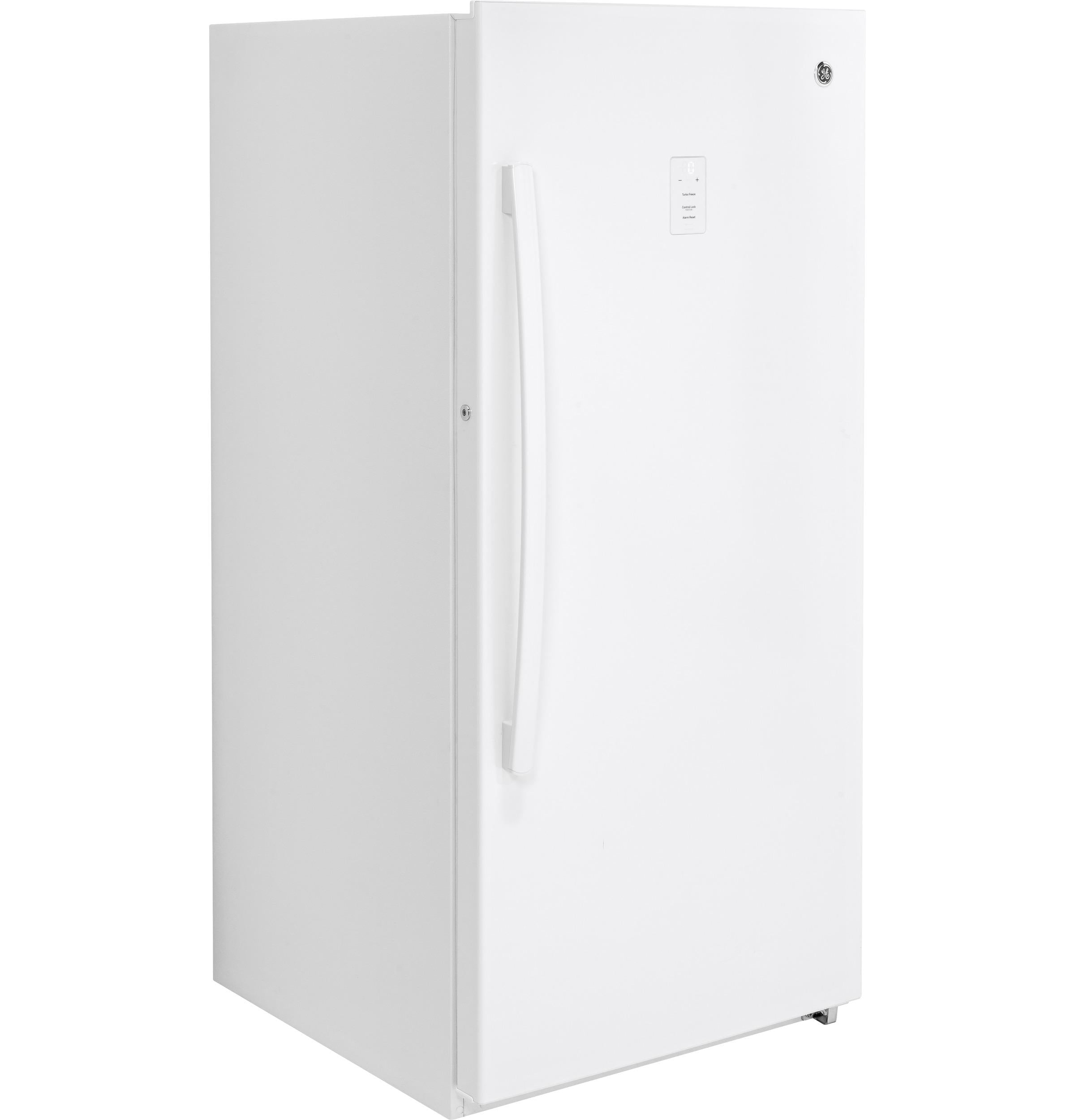 FUF14DLRWW GE® ENERGY STAR® 14.1 Cu. Ft. Frost-Free Garage Ready Upright Freezer