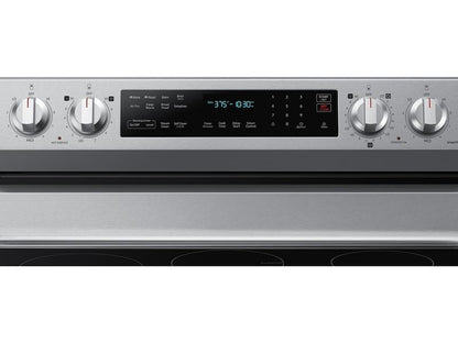 Samsung NE63A6711SS 6.3 cu. ft. Smart Freestanding Electric Range with No-Preheat Air Fry, Convection+ & Griddle in Stainless Steel