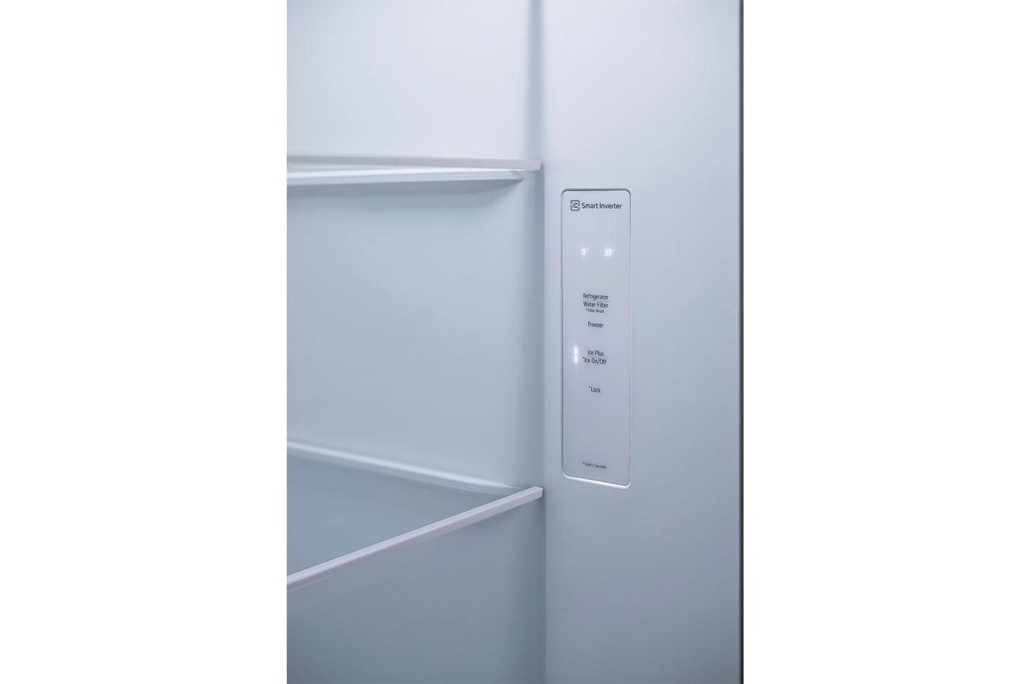 Lg LRSXC2306V 23 cu. ft. Side-by-Side Counter-Depth Refrigerator with Smooth Touch Dispenser
