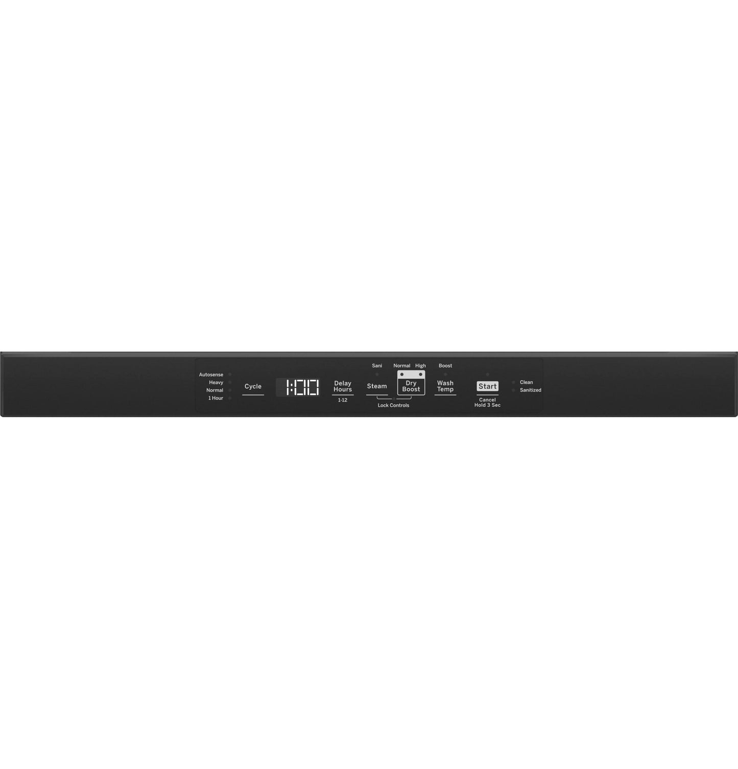 GDT550PGRBB GE® ENERGY STAR® Top Control with Plastic Interior Dishwasher with Sanitize Cycle & Dry Boost