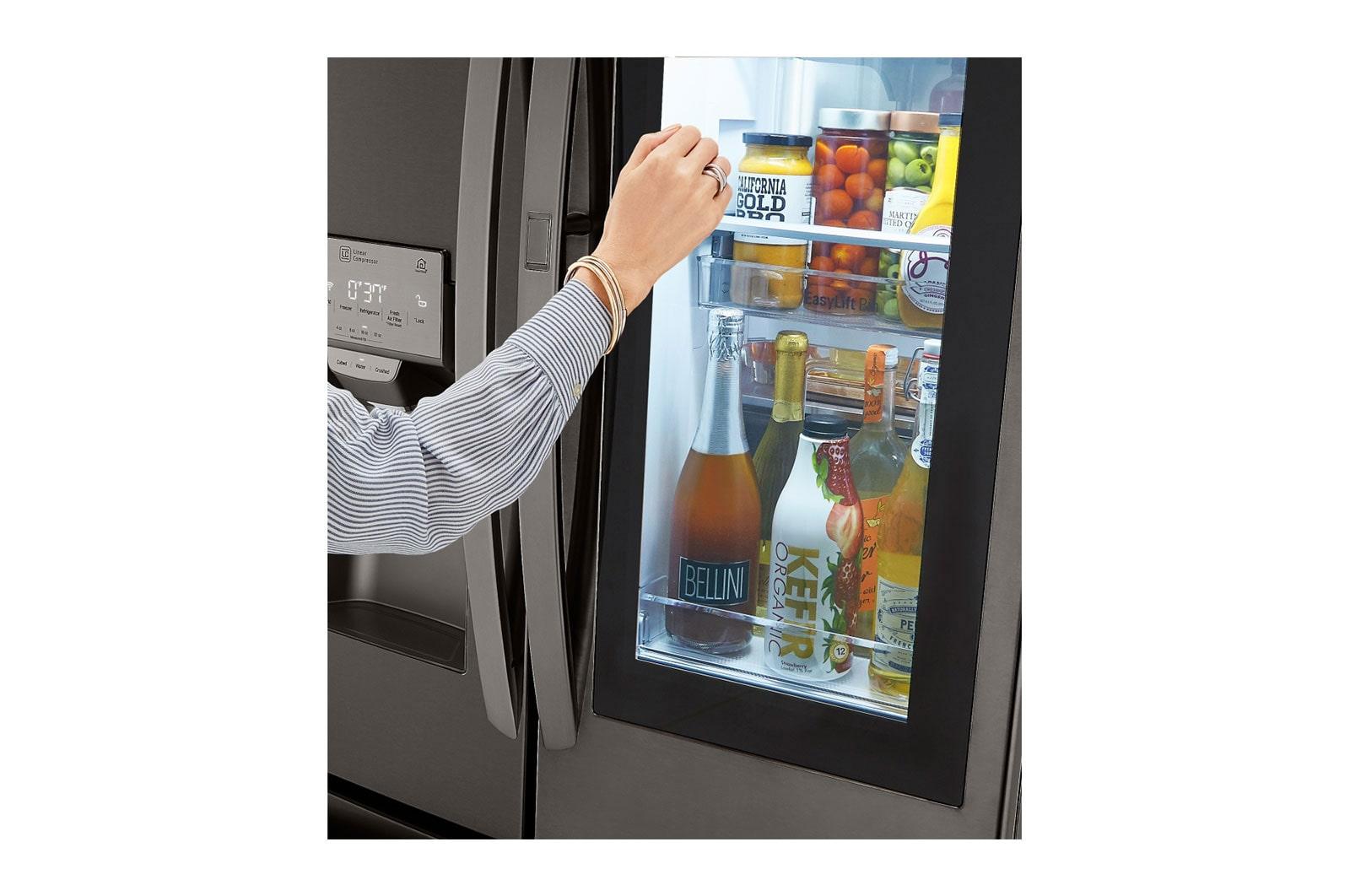 24 cu. ft. Smart wi-fi Enabled InstaView™ Door-in-Door® Counter-Depth Refrigerator with Craft Ice™ Maker