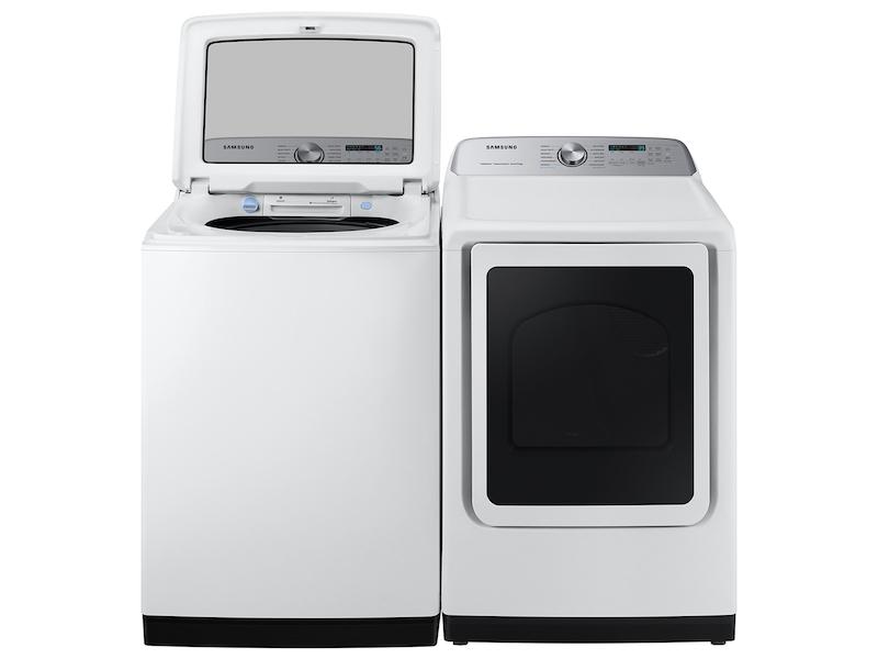 7.4 cu. ft. Smart Electric Dryer with Steam Sanitize+ in White