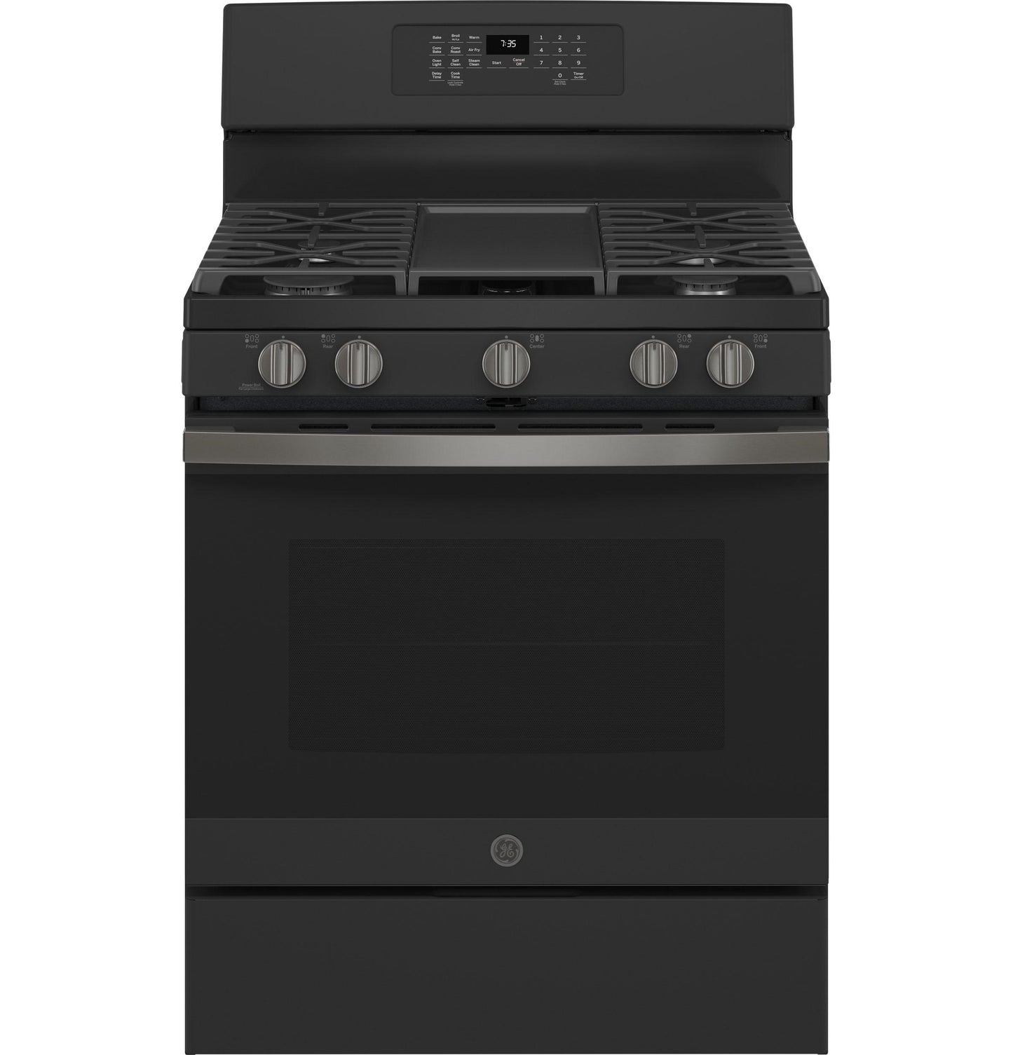 GE® 30" Free-Standing Gas Convection Range with No Preheat Air Fry